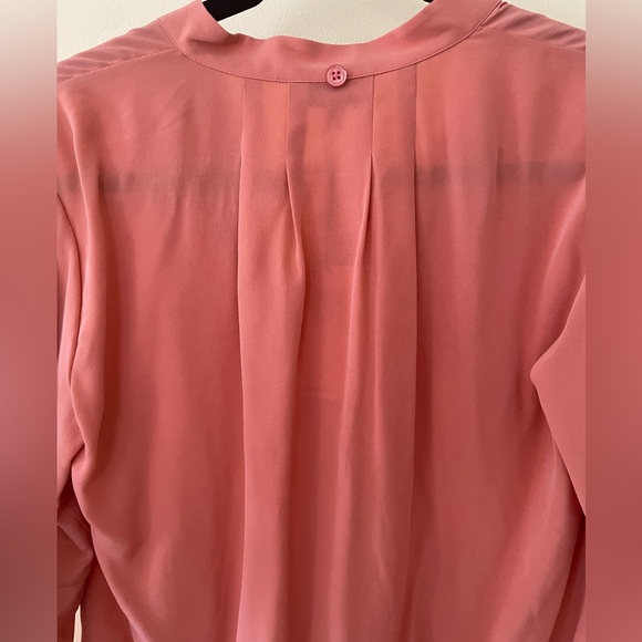 Equipment Amelia Silk Blouse in Faded Rose Colour - Picture 2 of 7
